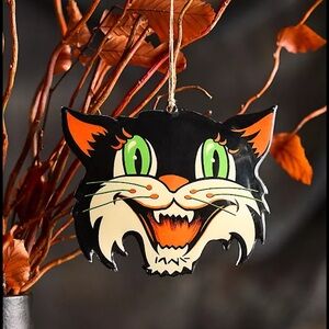 NEW Anthropologie x Terrain Enamelware Cat Ornament